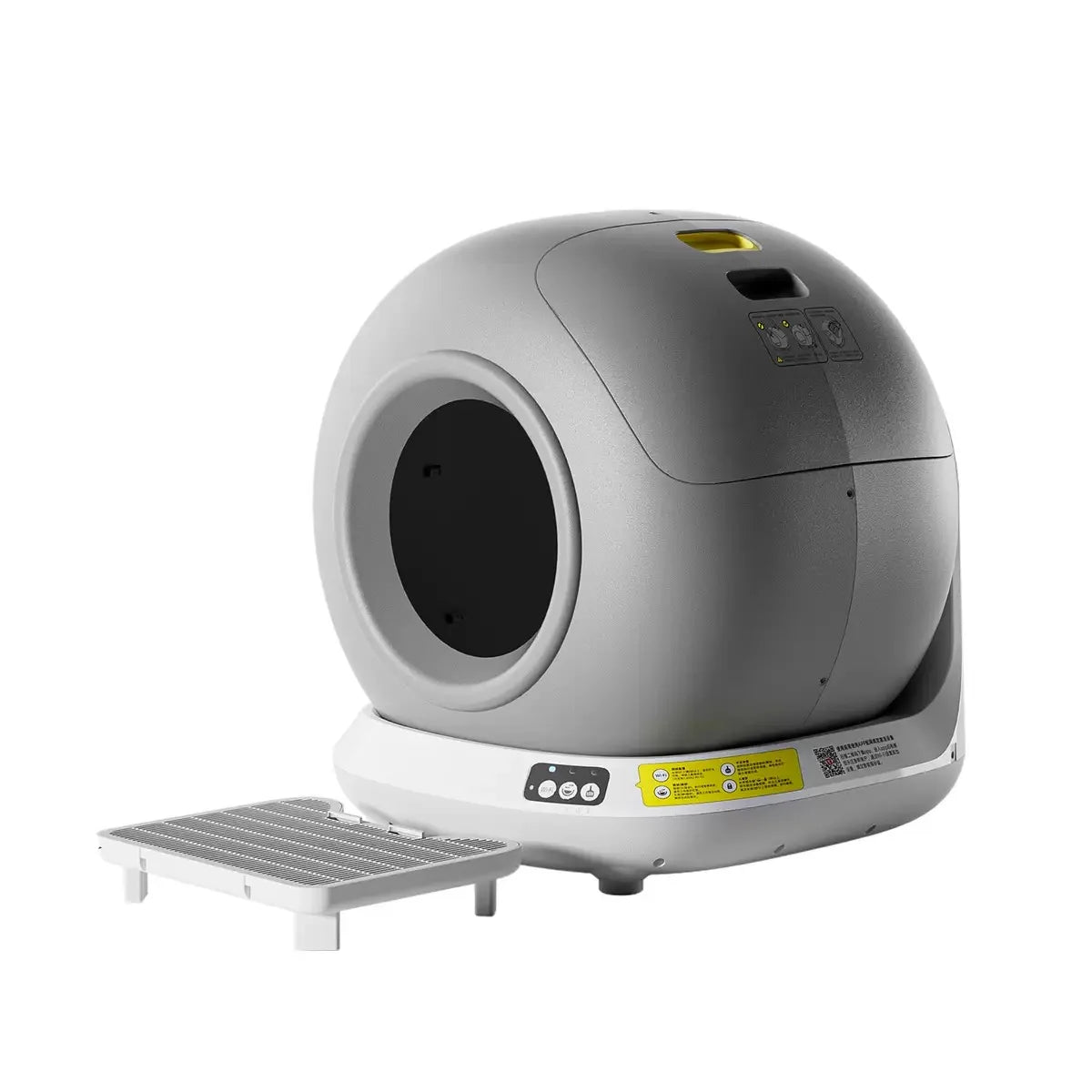 Eco-friendly Luxury Enclosed Plastic Pet Electric Automatic Smart Self-Cleaning 20L Capacity Cat Litter Box