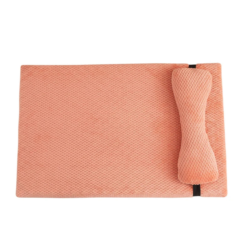 Soft Medium Cat Mat Kennel Comfortable Winter Warm Elastic Small Dog Kennel Removable Bed for Small Cats Cushion with Pillow
