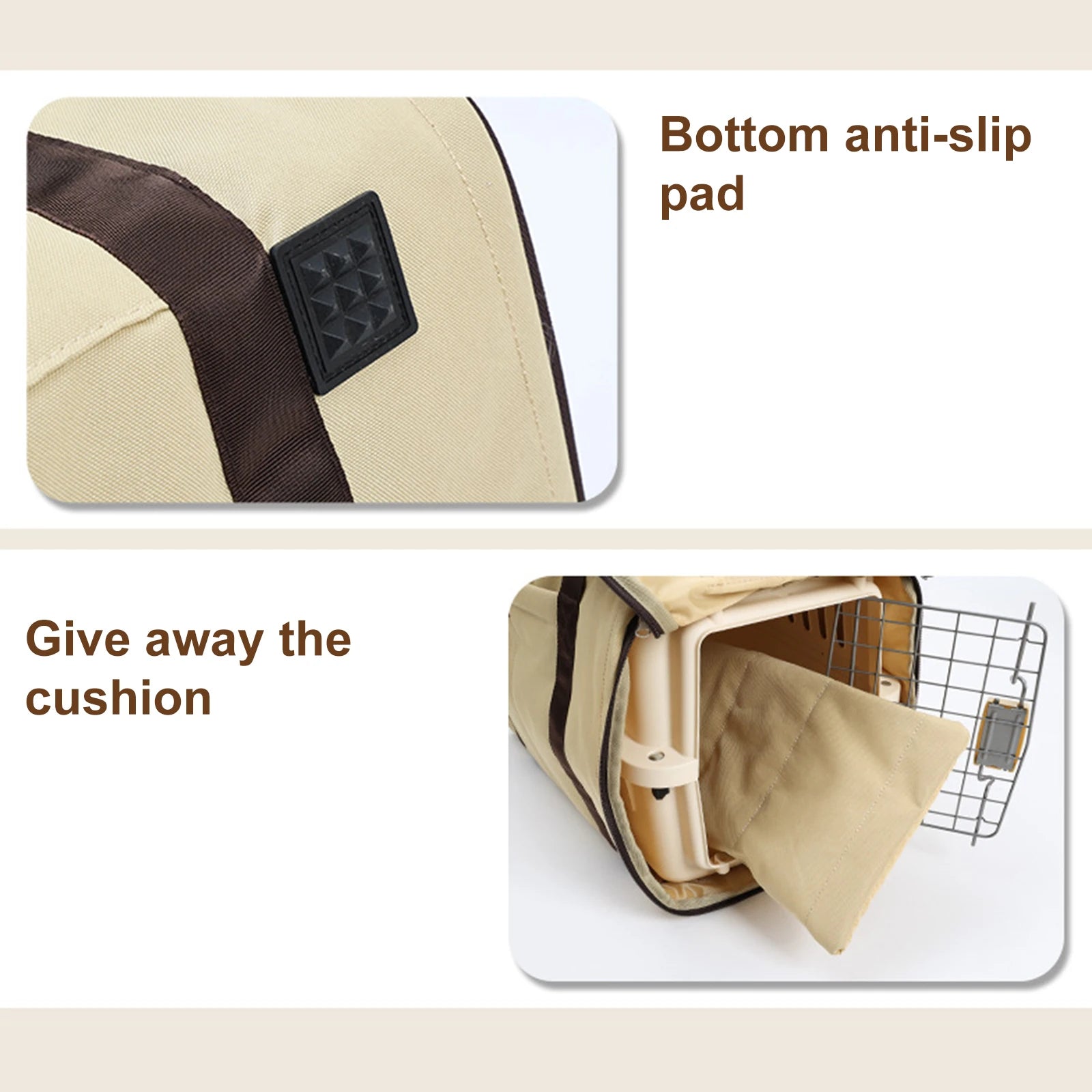 Polyester Travel Bag Breathable Mesh & Comfortable Strap Pet Tote Bag Easy to carry for Small Dogs Cats and Puppies Pet supplies