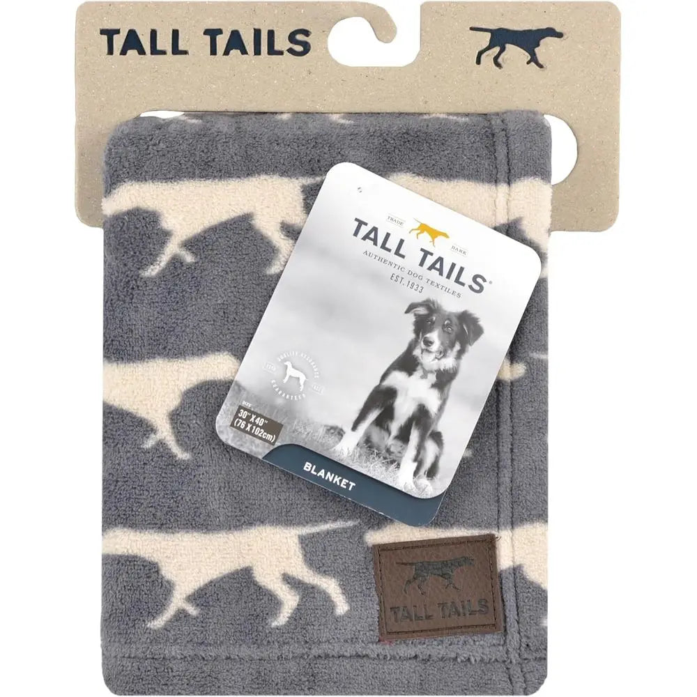40x30 Inch Grey Baby-Soft Fleece Dog Blanket