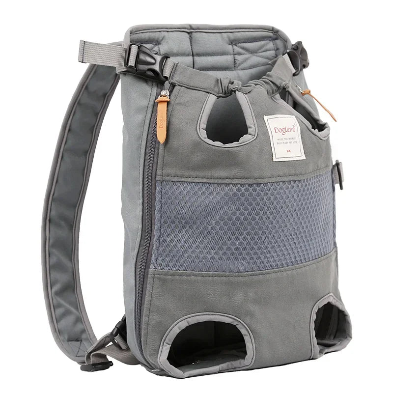 Pet Backpack Carrier Front Travel Dog Bag for Small Medium Dogs Bulldog Puppy - Carrying Pet Supplies for Cats And Dogs