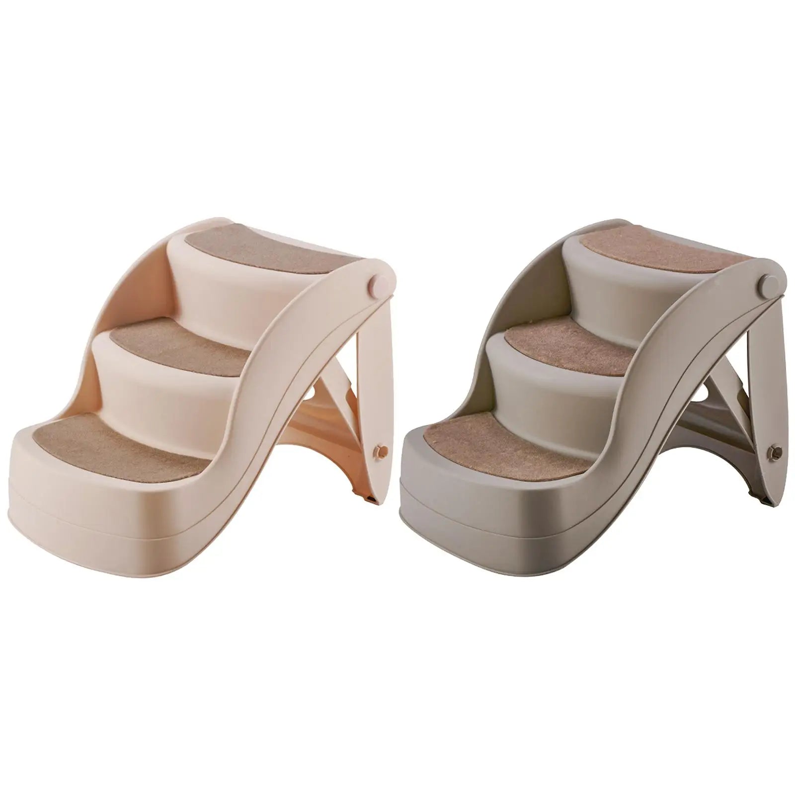 Folding Stairs Dog Stairs Lightweight Easy to to Indoor or Outdoor Ramp ,Fit Easily in The Closet