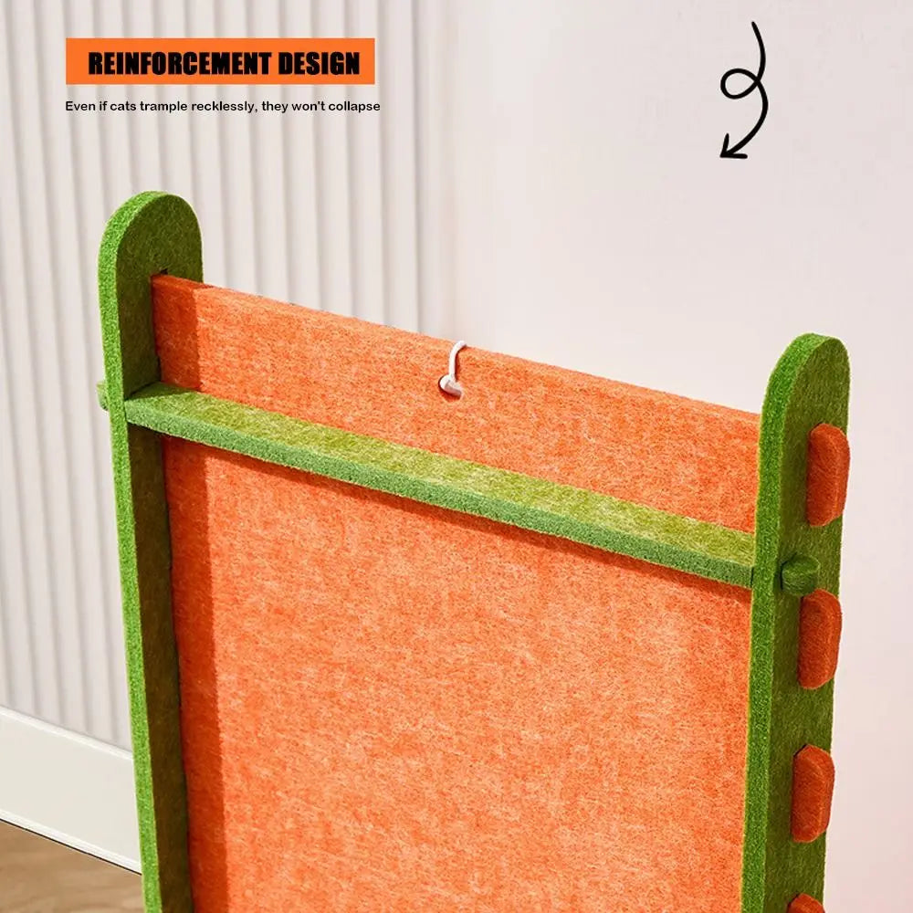 Vertical L-Type Cat Scratch Board Felt Scratch-resistant Cat Climbing Frame Anti-Scratch Abrasion-resistant Cat Toy Supplies
