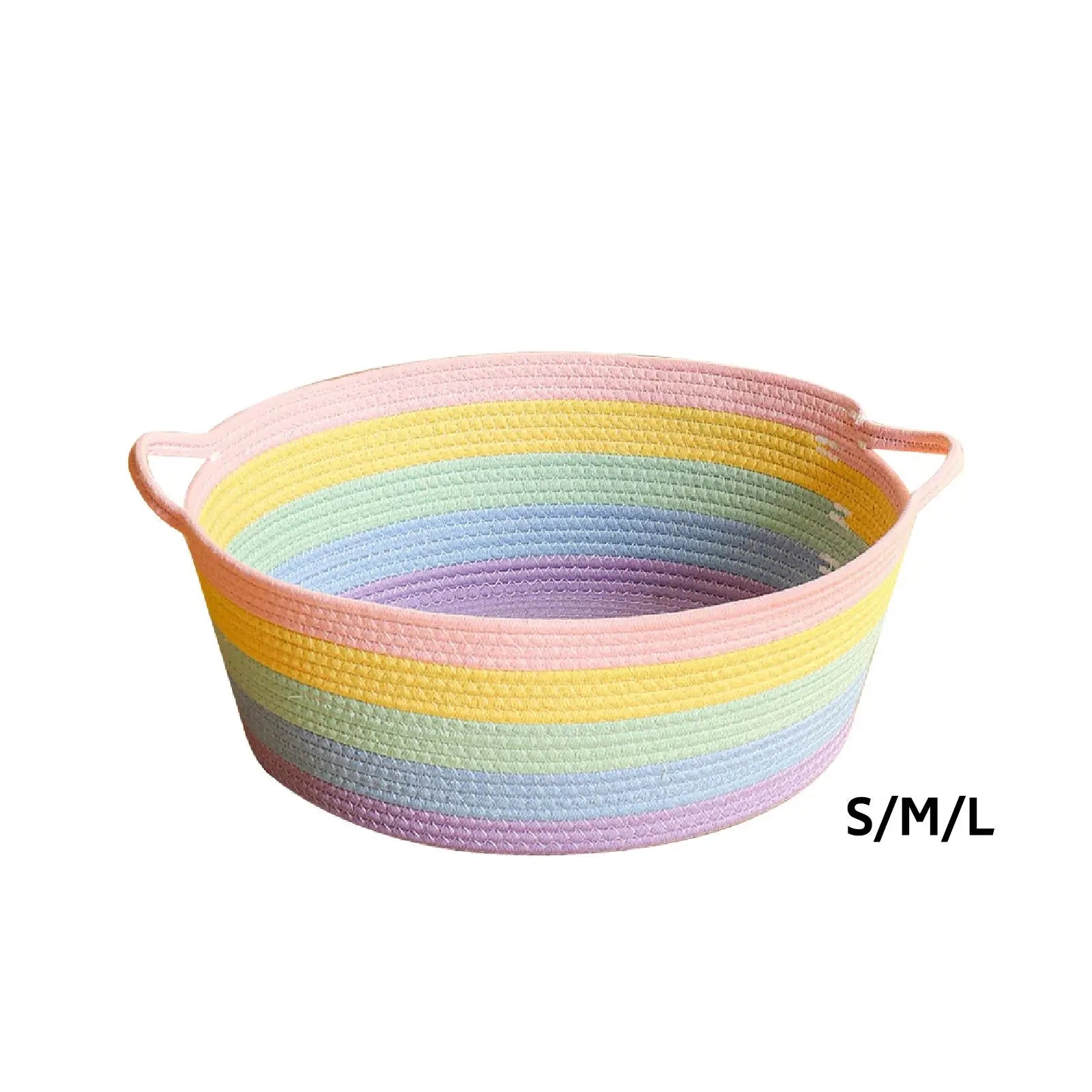 Cotton Rope Woven Cat Bed Furniture Protection Wear Resistant Adorable Cat Scratcher for Summer Winter Bunnies Small Dogs Puppy
