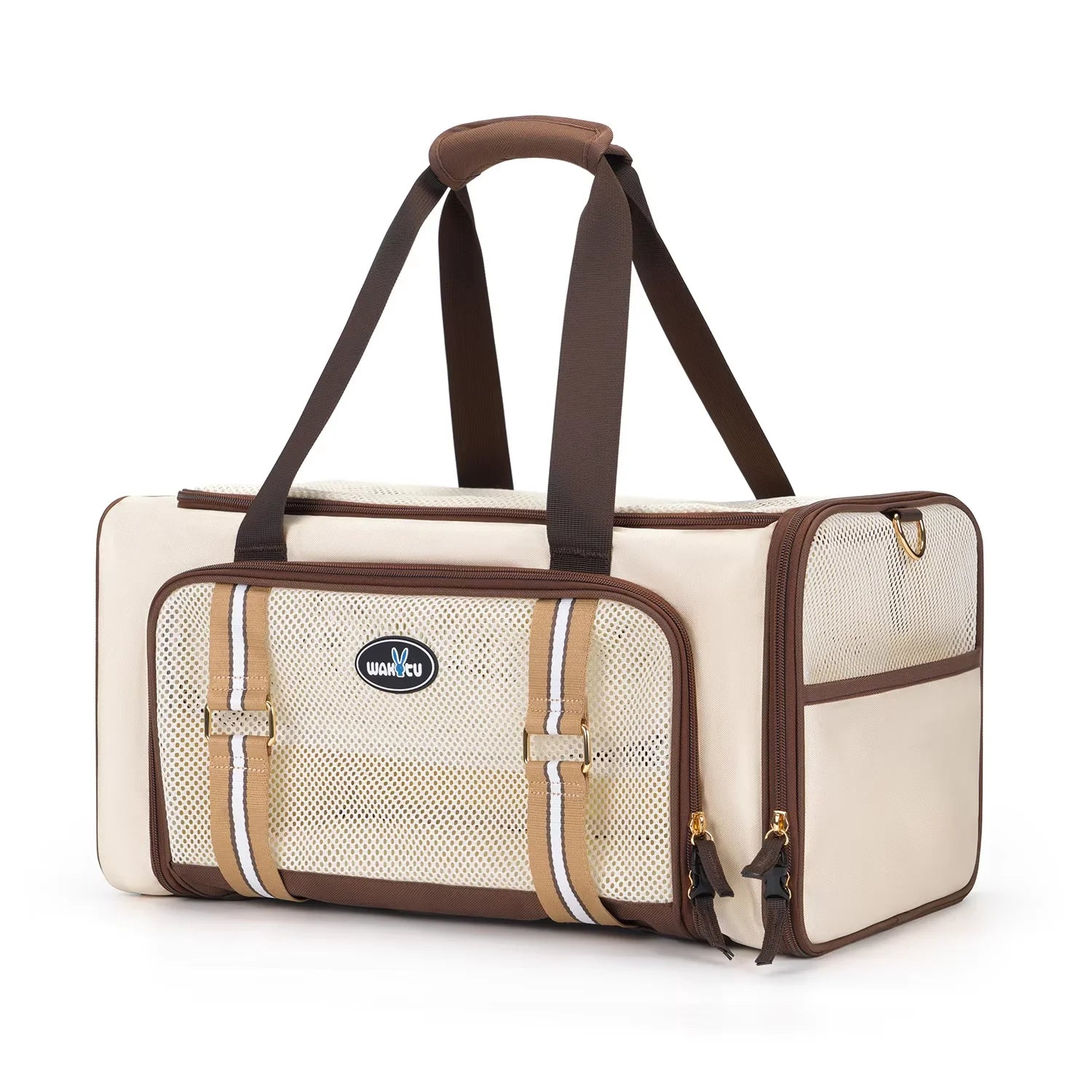 Airline Approved Pet Carrier for Cats, Expandable Dog Carrier Soft-Sided Carrier for Small Cats and Dogs with Extra Large Foldab