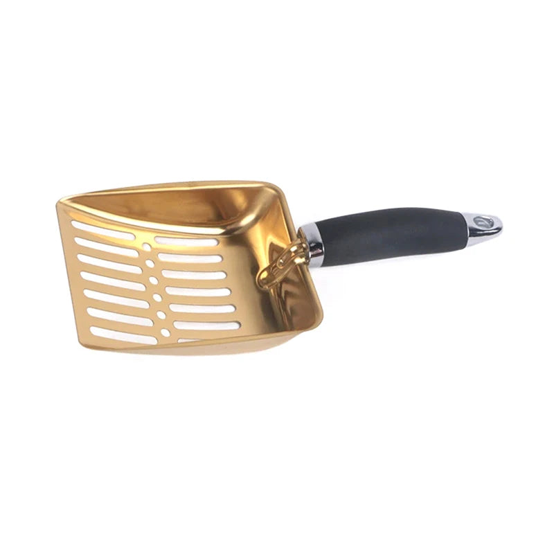 Cat Sand Cleaning For Dog Cat Clean Feces Cat Litter Shovel Pet Cleanning Tool Pet Products Metal Long Handle Scoop