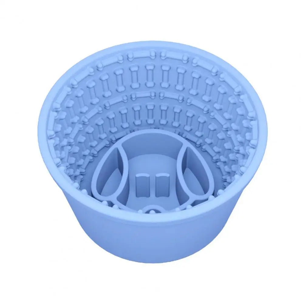 Dog Slow Feeder Bowl Silicone Dog Slow Feeder Lick Bowl for Anxiety Relief Anti-choking Treat Dispenser for Small for Dogs