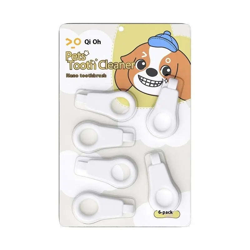 3/6Pcs Pet Nano Dental Wipes Dog Tartar Cleaning Removal Tooth Bad Breath Teeth Cleaning Pet Cat Dog Dental Cleaning Supplies