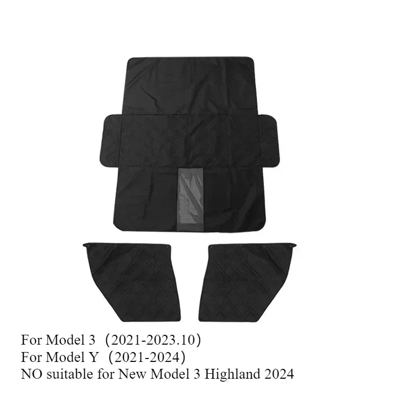 Pet Pad for Tesla Model 3 Y Rear Seat Cover Dog Cat Travel Waterproof Protective Mat Fully Covered Interior Accessories Model3
