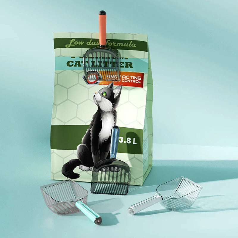 Pet Litter Shovel Plastic Cat Toilet Poop Sand Shovel Dog Shovel Pet Cleaning Tool