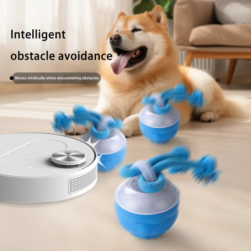 Xiaomi Smart Dog Toy Ball Electronic Interactive Pet Toy Moving Ball Rope USB Automatic Moving Bouncing for Puppy Chew Products