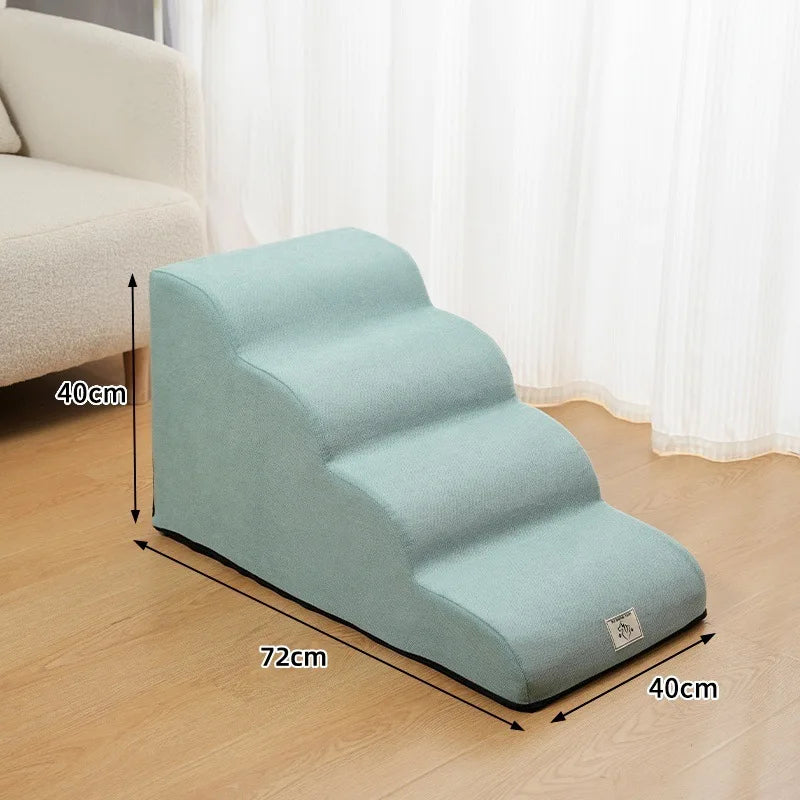 Pet High Density Foam Dog Secure Stairs Ramps Non-Slip Pet Steps for Older Dogs Pet with Joint Pain Sofa Bed Ladder Pet Supplies