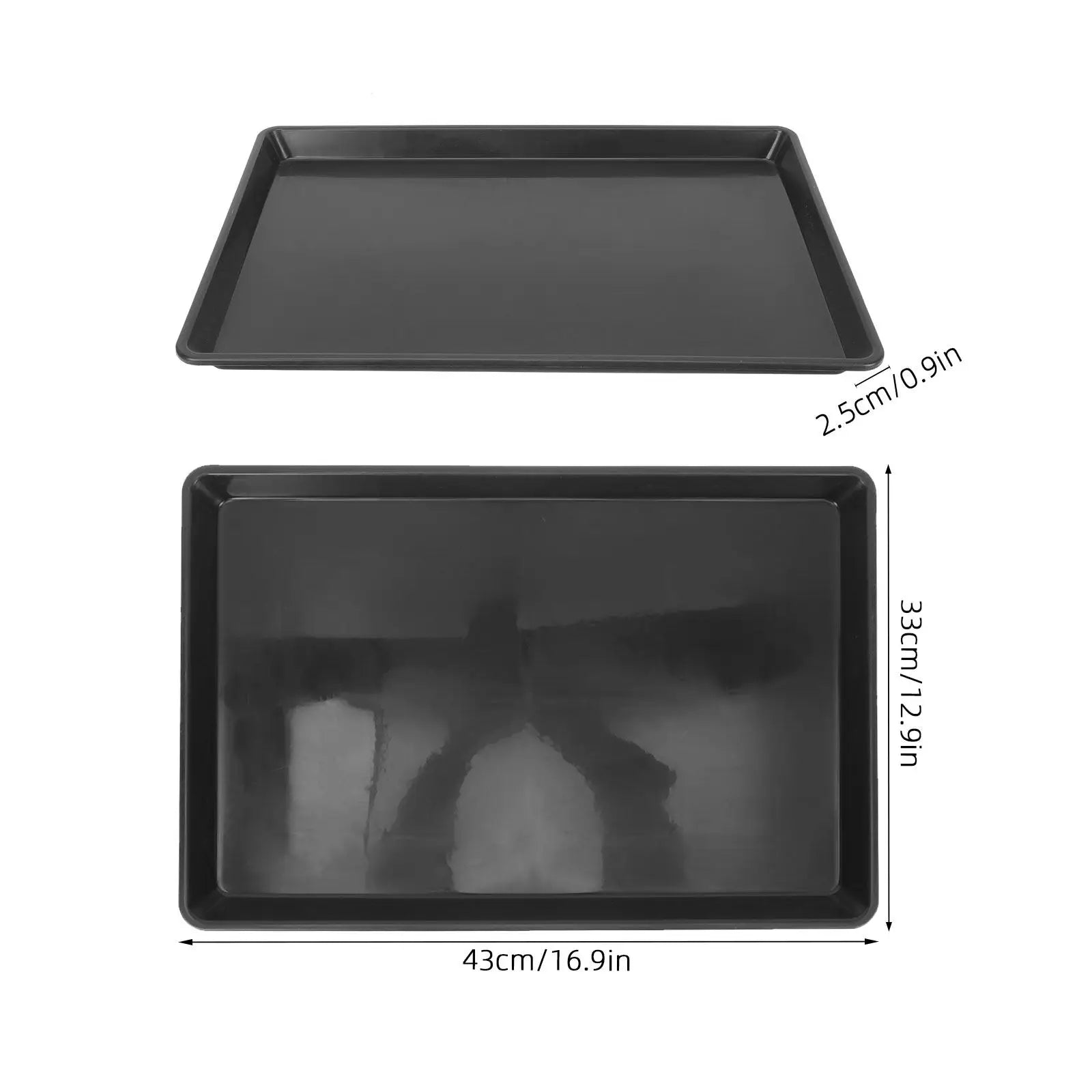 2Pcs Bird Cage Tray Leakproof Odor Resistant Small Dog Crate Tray Replacement Parakeet Toilet Pan Parakeet Toilet Pan