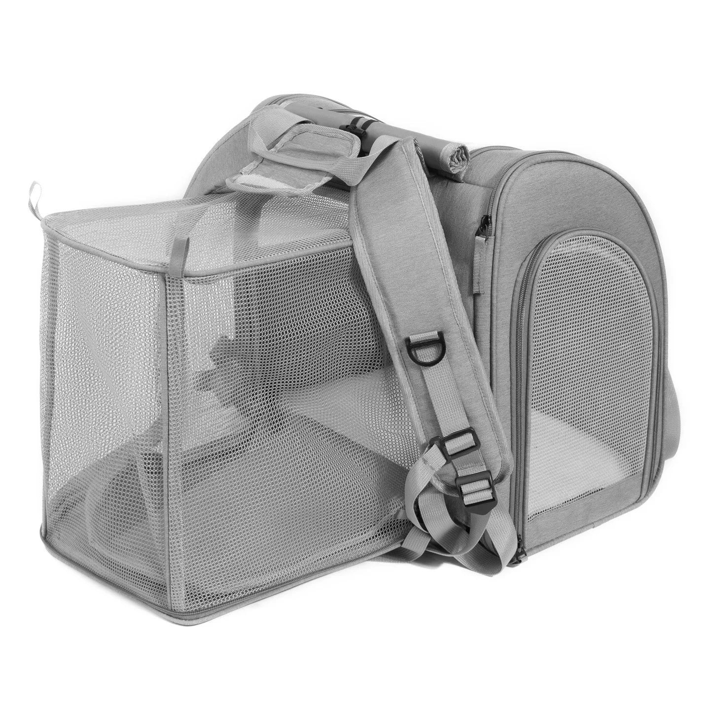 Extra Large Cat Backpack Carrier Expandable Pet Carrier Backpack for Small/Medium Dogs and Medium/Large Cats