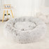 Dog Bed Donut Big Large Round Basket Winter Plush Beds for Dogs Medium Accessories Fluffy Kennel Small Puppy Pets Cat Products