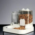Cat feeder, dog and cat basin, equipped with water dispenser bowl, automatic recycling utensil, universal pet products