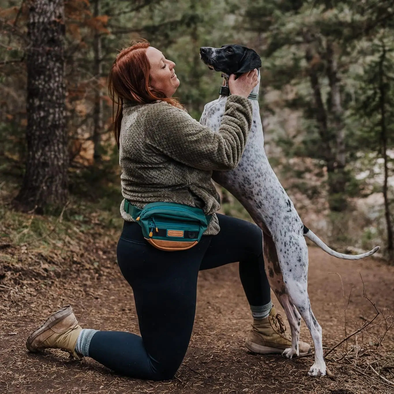Adjustable Fanny Pack with 3 Pockets for Treats, Balls, Keys and Poop Bag Dispenser - Utility Dog Accessory