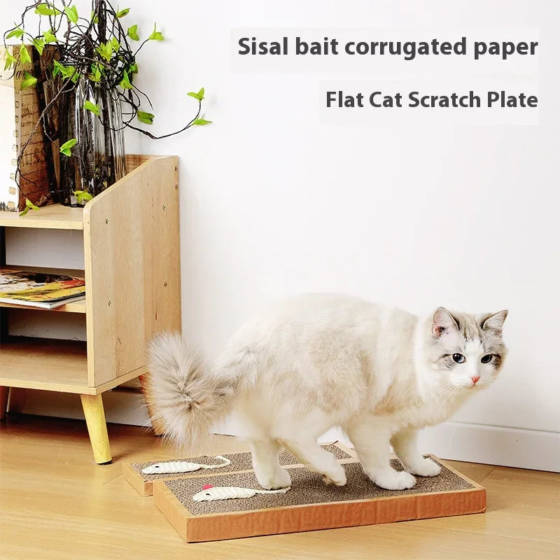 Pet Scratching Board Cat Cardboard Mat Scraper Grinding Claw Toys for Cat Scratcher  Furniture