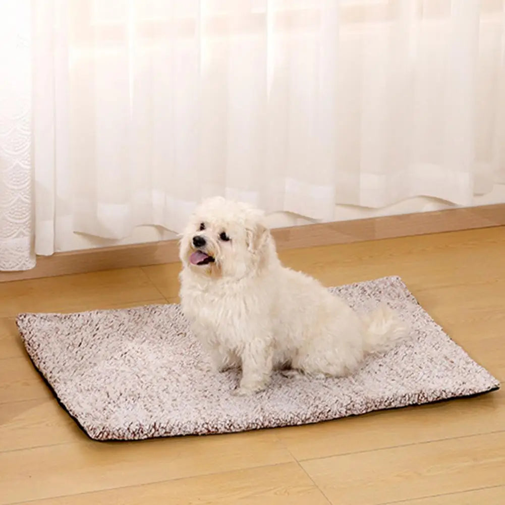 Warm Dog Mat No Electricity Self Warming Pet Mat Self Heating Cat Pad with Non-slip Base Thermal Pet Mat Bed for Dogs Cats