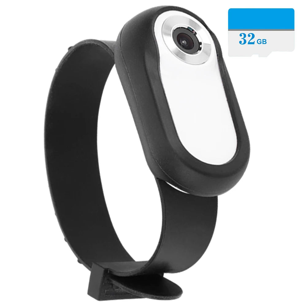 HD 1080P Wireless Collar Camera No WiFi Needed Dog Cat Pet Camera Collar Mini Body Cam Video Records with 32G Card Pet Supplies