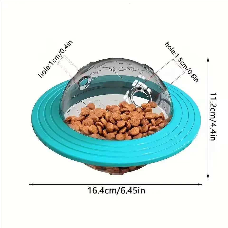 Dog Toy For Small Medium Large Dogs Cats Fly Disk Interactive Food Dispenser Improve IQ Slow Feeder Training Toys Pet Supplies