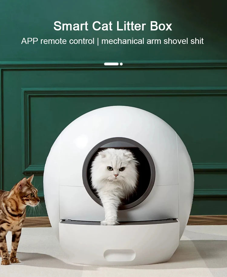 Dropbox Cat Machine Self-cleaning Smart Pet Automated Robot Cat Box for Cats Auto Electric