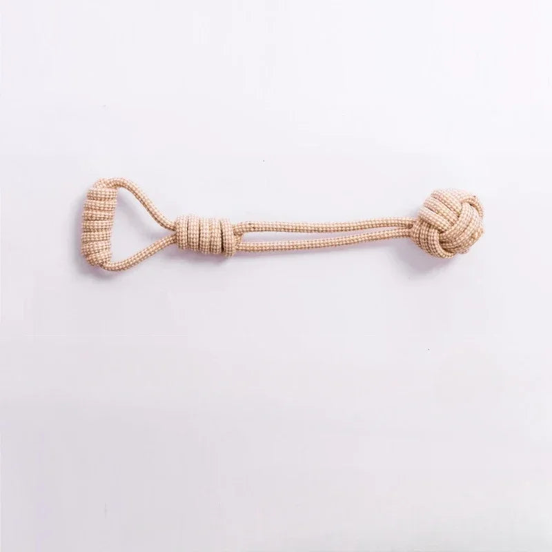 1Pc Cat Dog Knot Toy Cleaning Teeth Grinding Teeth Interest Interactive Wear Resistant Knot Toy Play Entertainment Pet Supplies