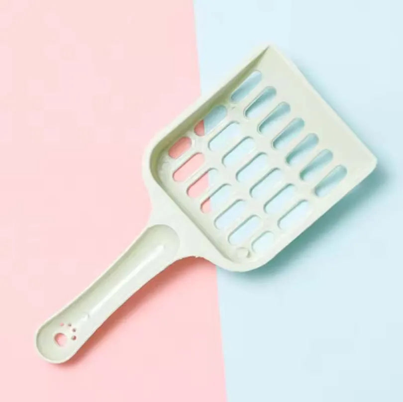 New pet cat litter shovel Candy-colored high-value horizontal handle cat toilet shovel feces cleaning cat cleaning supplies