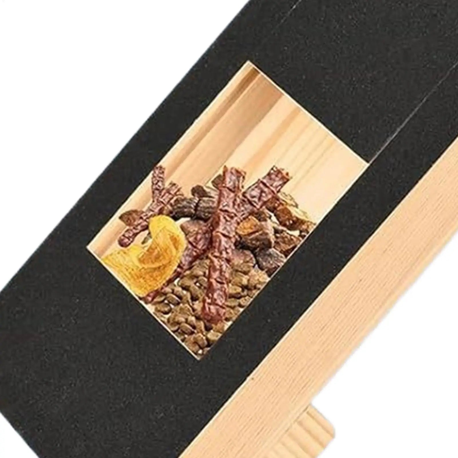 Dog Nail Scratch Board with Built-in Treat Box Wooden Puppy Nail Grinding Pad Dog Nail File Board Sandpaper Board Scratcher