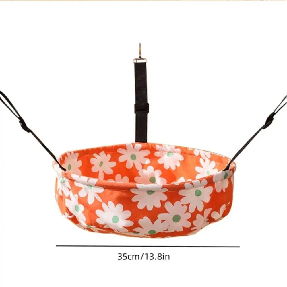 Chew-Proof Fabric All-Season Cat Hammock Adjustable Straps Wear-Resistant Material Indoor Cat Bed Winter Velvet