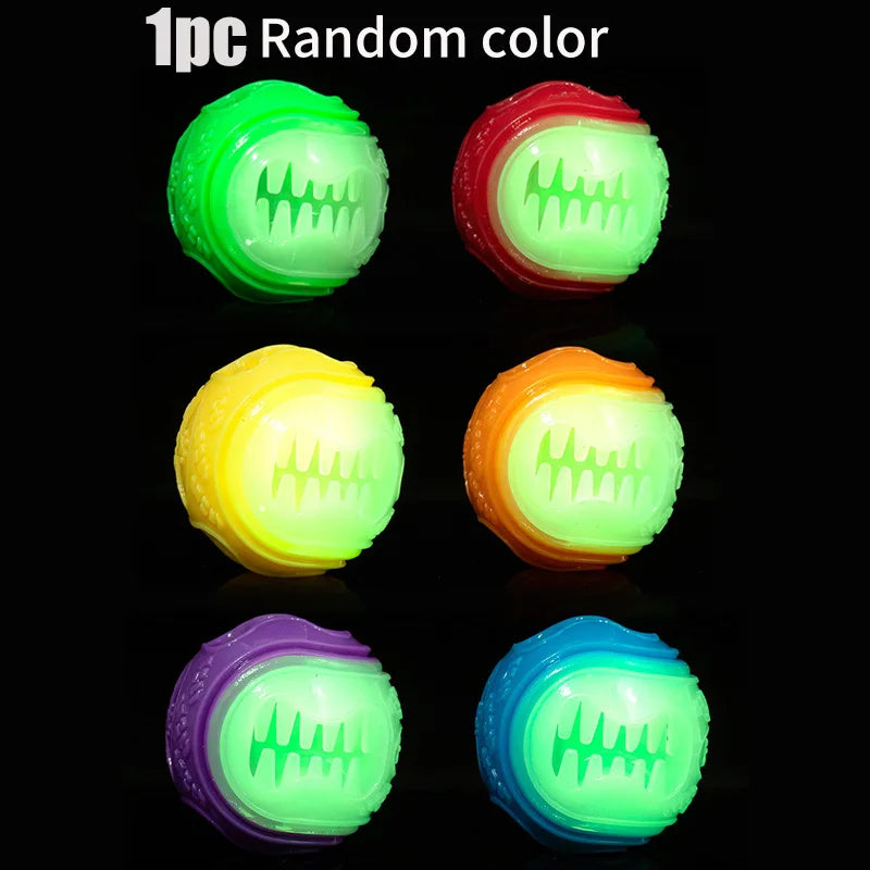 Dog Interactive Toy TPR Food Leakage Dog Chew Toy Durable Squeaky Puppy Toy Pet Teeth Cleaning Bite Resistance Dog Toy