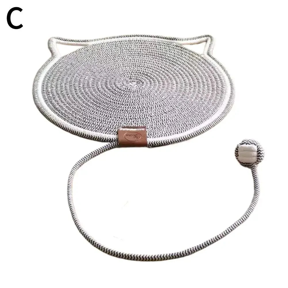 Cotton Rope Cat Scratch Pad For Sharpen Nails Scraper Cat Scratcher Rattan Mat Board Wear-Resistant Cat Scraper Pet Product A7H6
