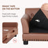 Dog Couch,Puppy Bed,Cat Sofa,Cat Couch,Pet Sofa,Dog Chair,Small Pet Bed Wooden Frame, Leather Fabric and Cushion Animals Using