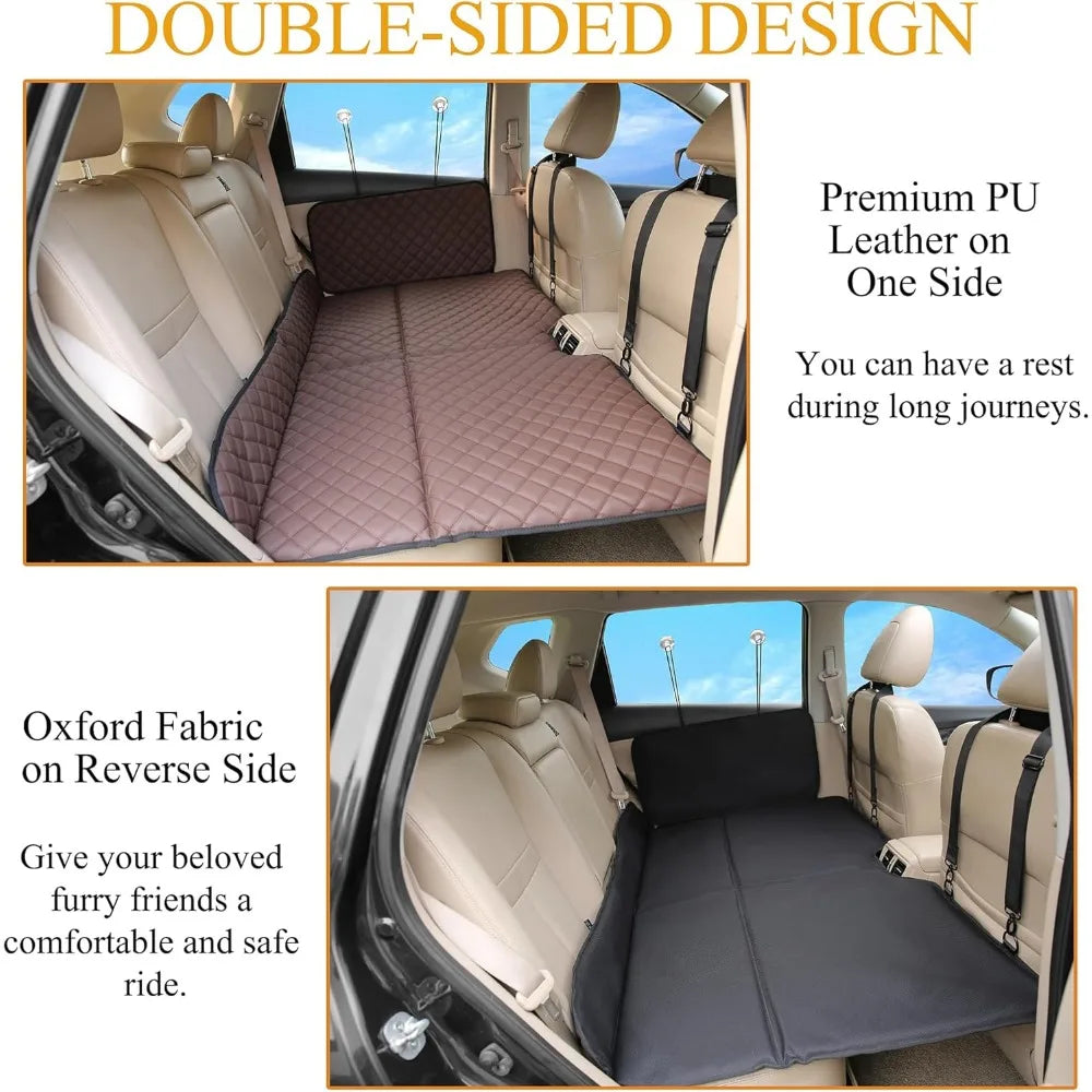 Non Inflatable Car Mattress, Back Seat Extender for Truck, Dogs Hammock, Truck Bed Mattress, Car Bed Camping Mattress