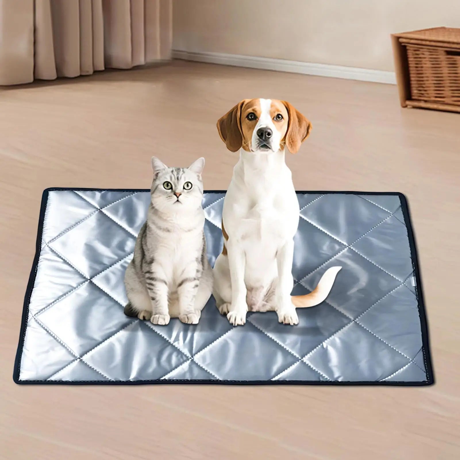 Washable Dog Pee Pads Anti Slip Pet Potty Training Mat for Puppy Crate Kennel Bed Indoor Outdoor Floor Protector Carpet Travel