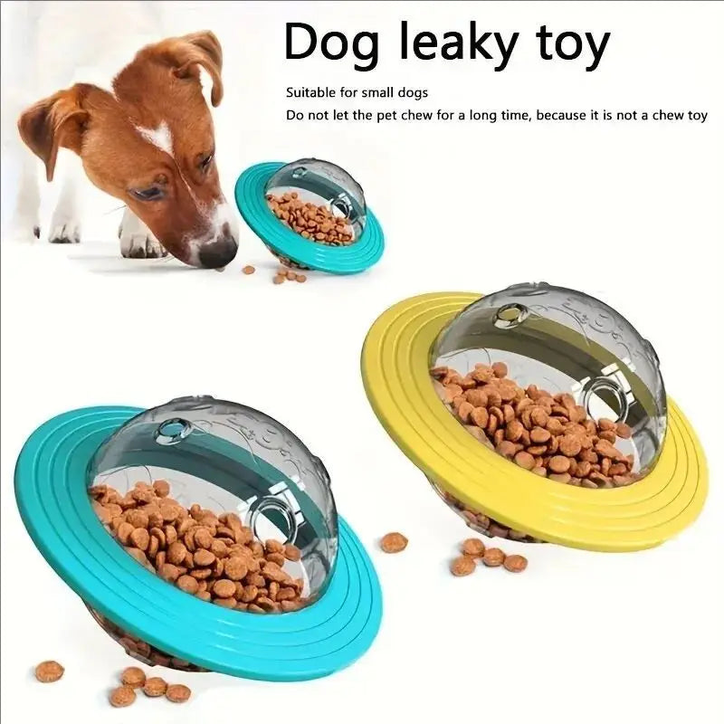 Dog Toy For Small Medium Large Dogs Cats Fly Disk Interactive Food Dispenser Improve IQ Slow Feeder Training Toys Pet Supplies