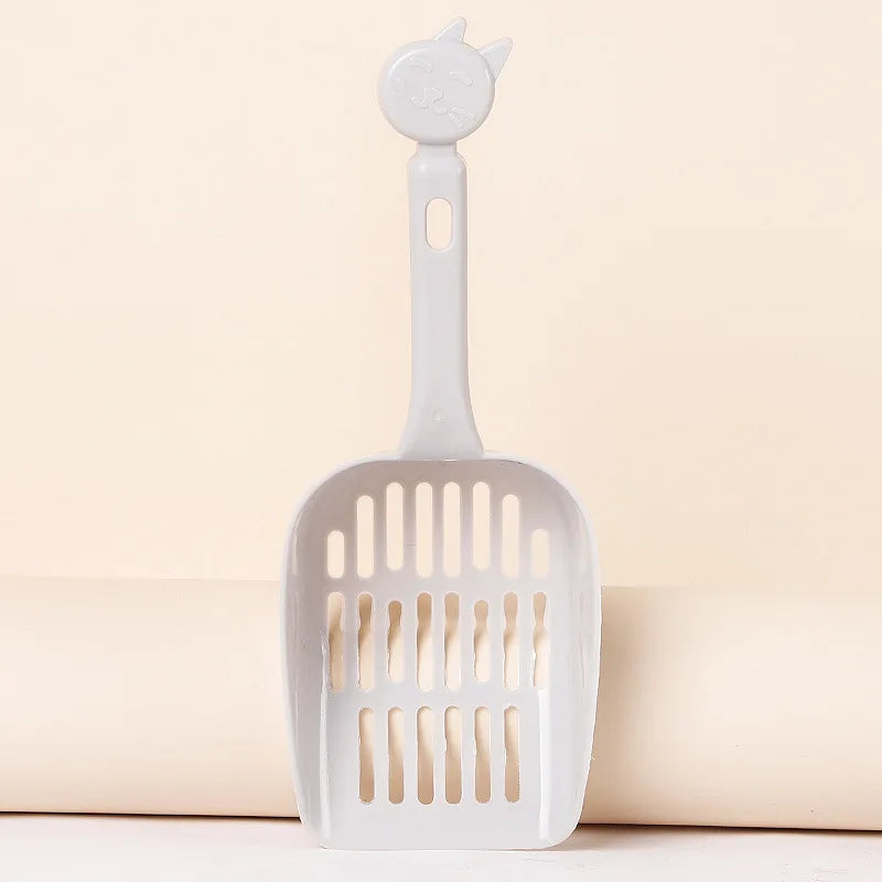 New Macaron Thickened Cat Litter Shovel Cat Litter Basin Cleaning Products Network Format Pet Shovel
