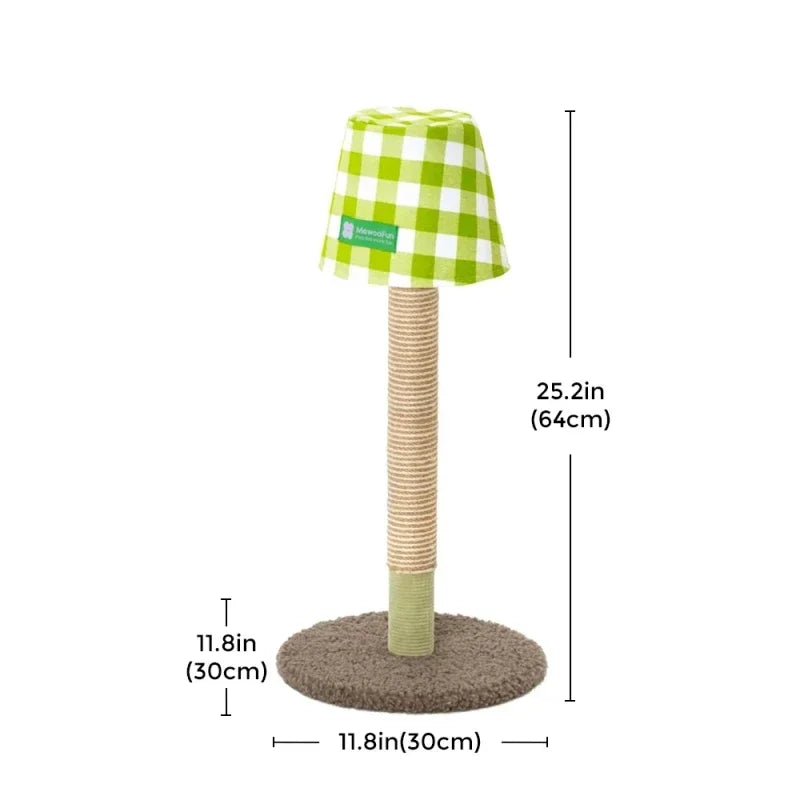 -For MewooFun Pets Lamp Cat Scratching Post With Joys Toys Cat Tree For Indoor Cats Nature Sisal Cat Scratcher