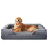 Orthopedic Dog Beds Large Sized XL Washable Dog Sofa with Egg-Crate Foam Waterproof Lining and Non-Skid Bottom