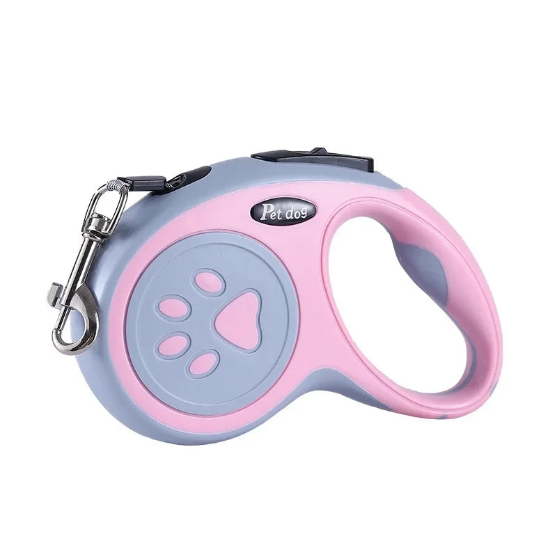 3/5M Cat Dog Automatic Traction Roulette, Retractable Durable Lead Extending Puppy Walking Running For Small Dogs