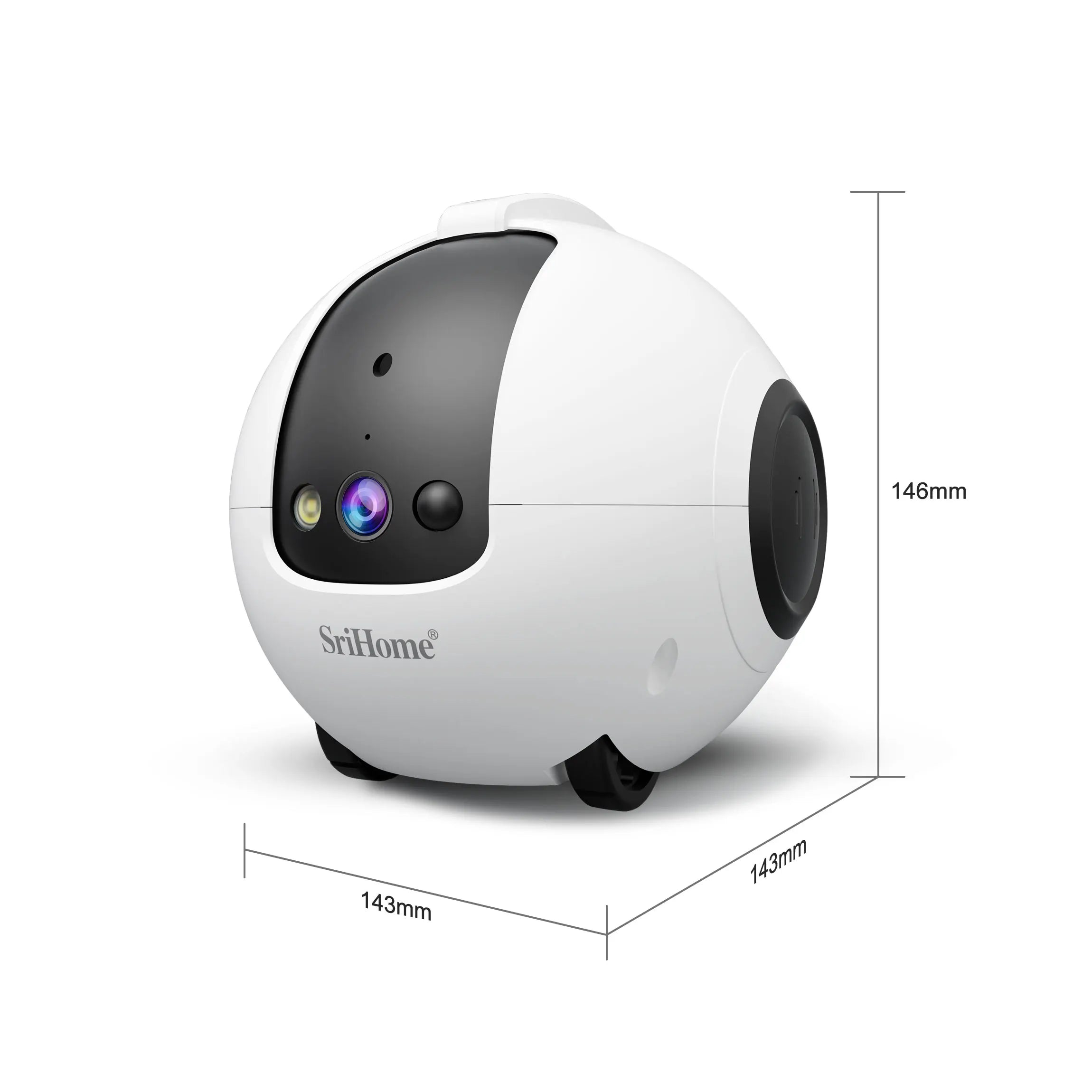 4MP HD App Remote Monitoring Camera Laser Teasing AI Intelligent Automatic Pet Interactive Companion Robot Cat and Dog Toy