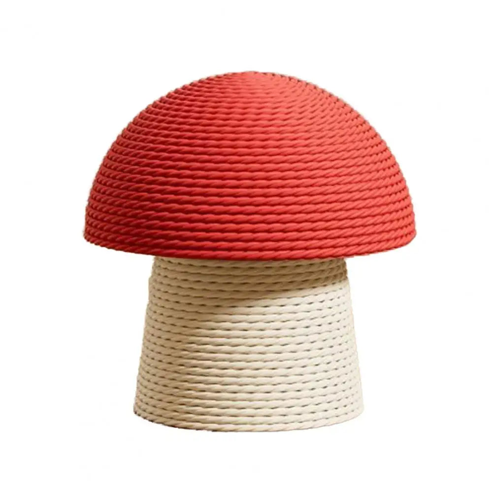 Mushroom Shaped Cat Tree Mushroom Cat Scratching Post with Sisal Rope Vertical Climbing Tree Ergonomic Scratcher Pad for Indoor