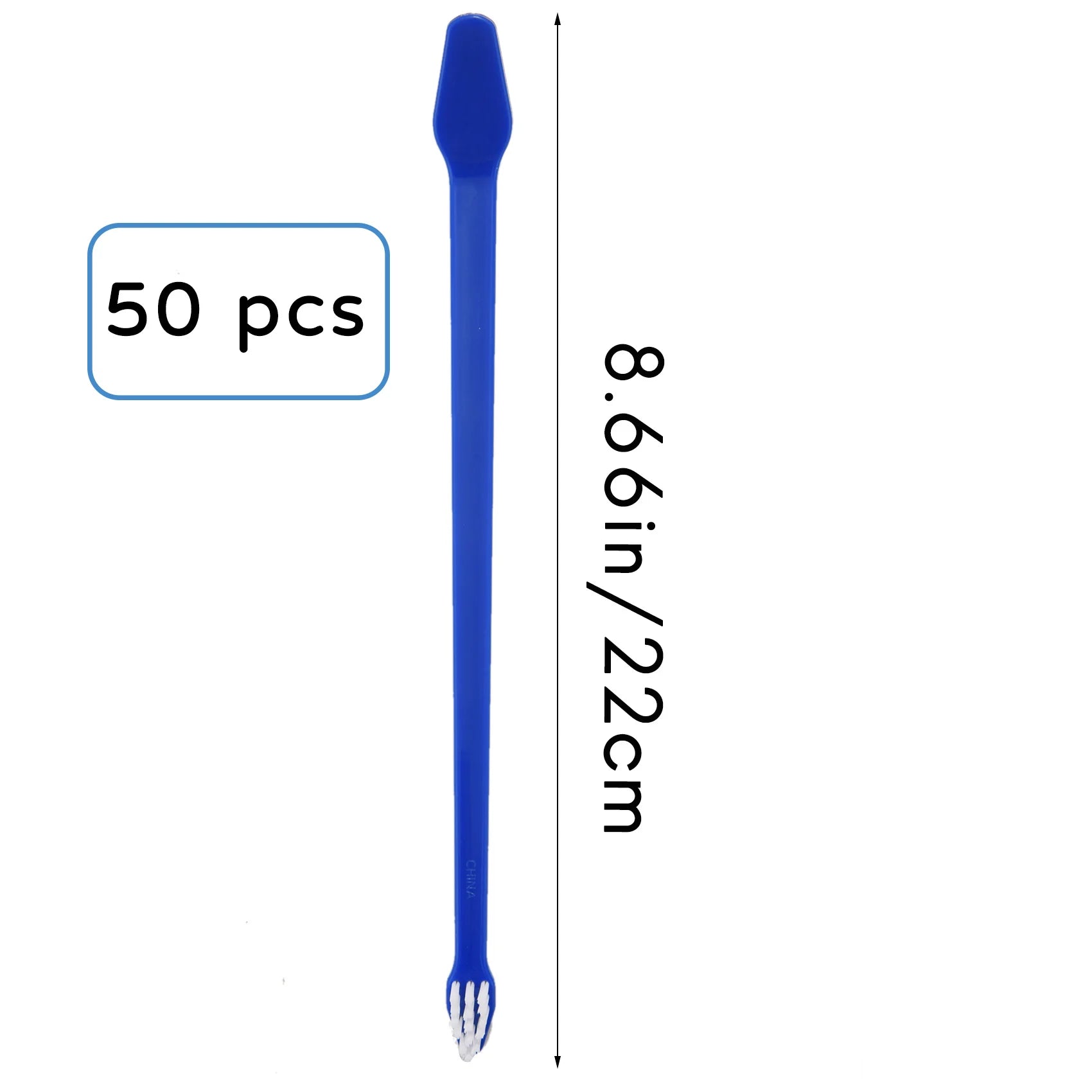 50 Piece Cat Dog Pet Toothbrush Set Double Headed Convenient Dental Finger Brushes for Safe Dog Cat Dental Care GSY