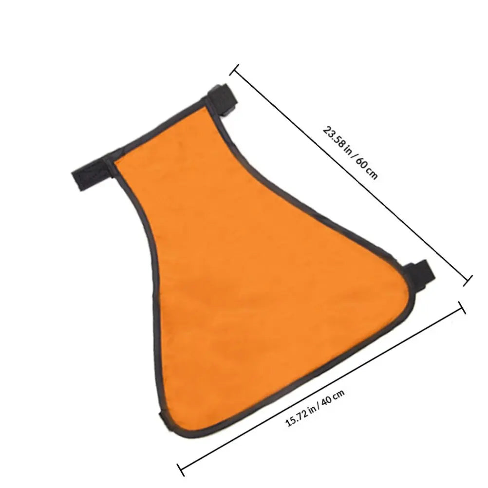 Waterproof Dog Jacket Pet Raincoat Lightweight Soft Comfortable Rain Protection for Puppies Dogs Orange Size S Outdoor Use