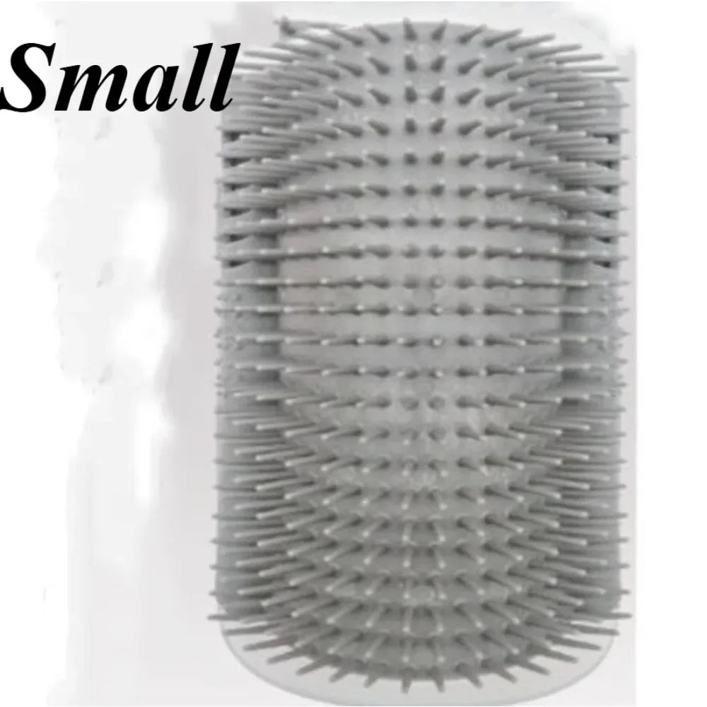 Cat Corner Scratcher Self Groomer with Catnip,1/ 2 Pack Softer Cat Face Scratchers Wall Corner Grooming Massage Combs