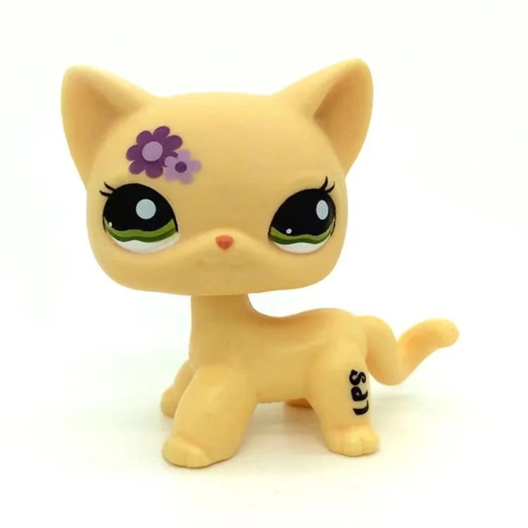 Real lps littlest pet shop Hasbro toy dog shorthair pink cat dachshund great dane black white shepherd dachshund