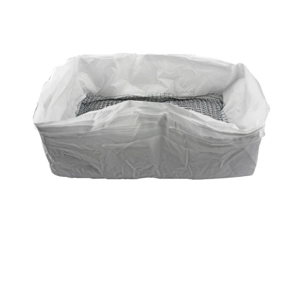 AEE8-10Pcs Pet Cat Excrement Liners Elastic Sand Bag Filter Hygienic Litter Box Liners Lazy Shovel Free Cat Litter Bag S