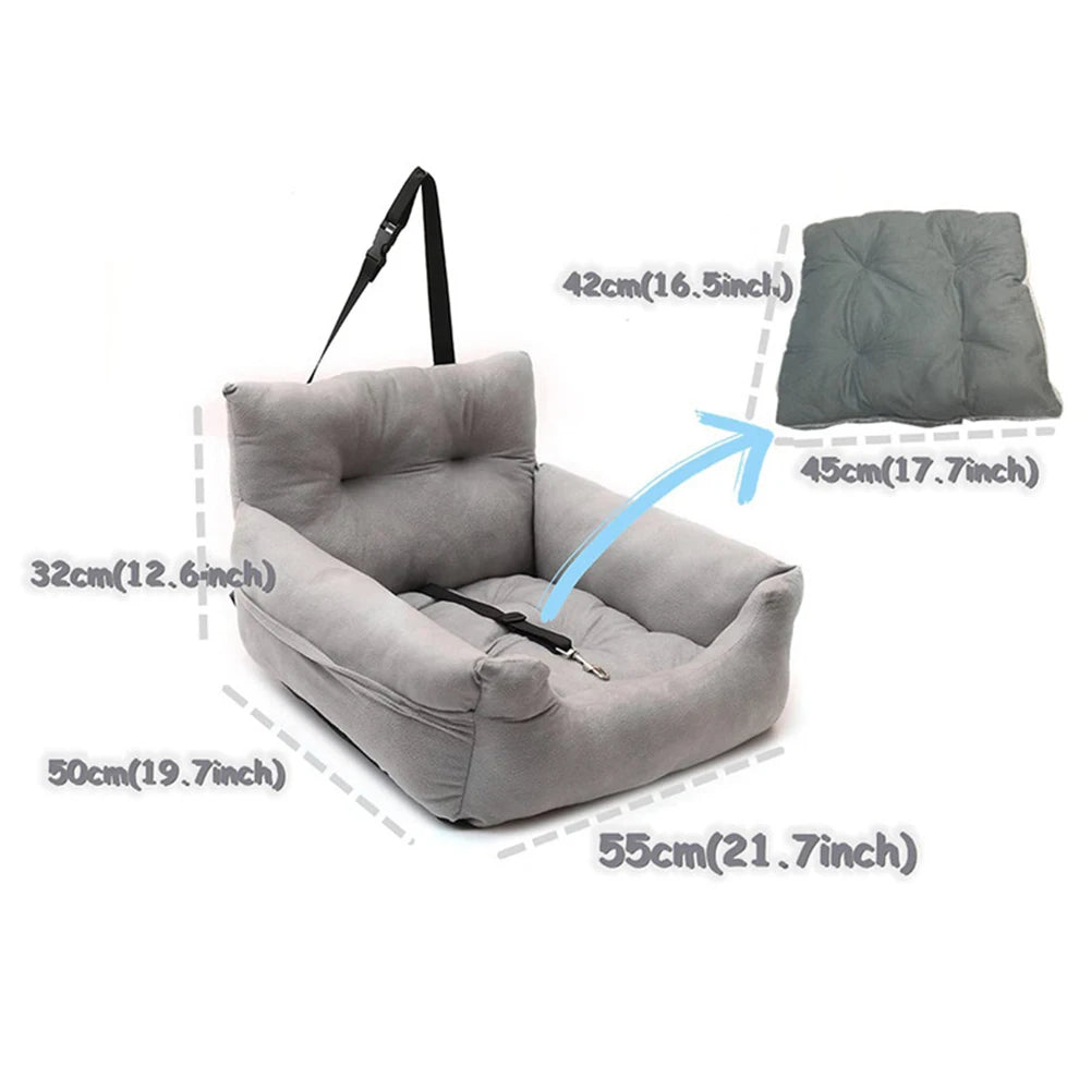 Anti Slip Dog Car Seat Small Dogs Carrier Bag with Safety Leash Dog Backpack Best Gifts for Small Dogs for Outdoor Travel