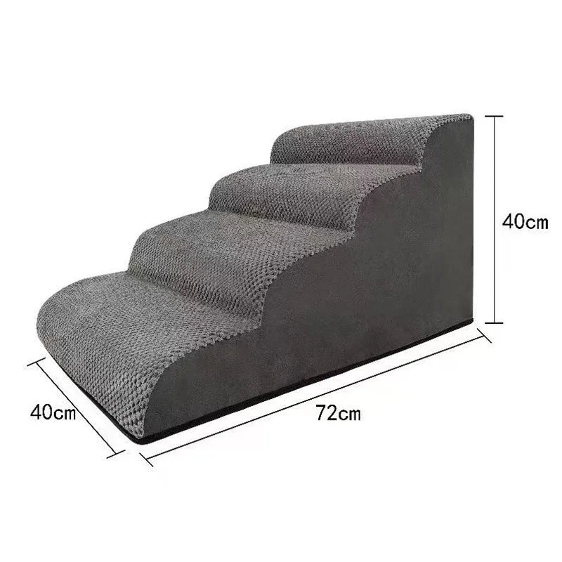 2/3/4 Layers of Anti Slip Detachable Sponge Pet Ladder, Small and Medium-sized Dog Teddy Sofa Bed Ladder