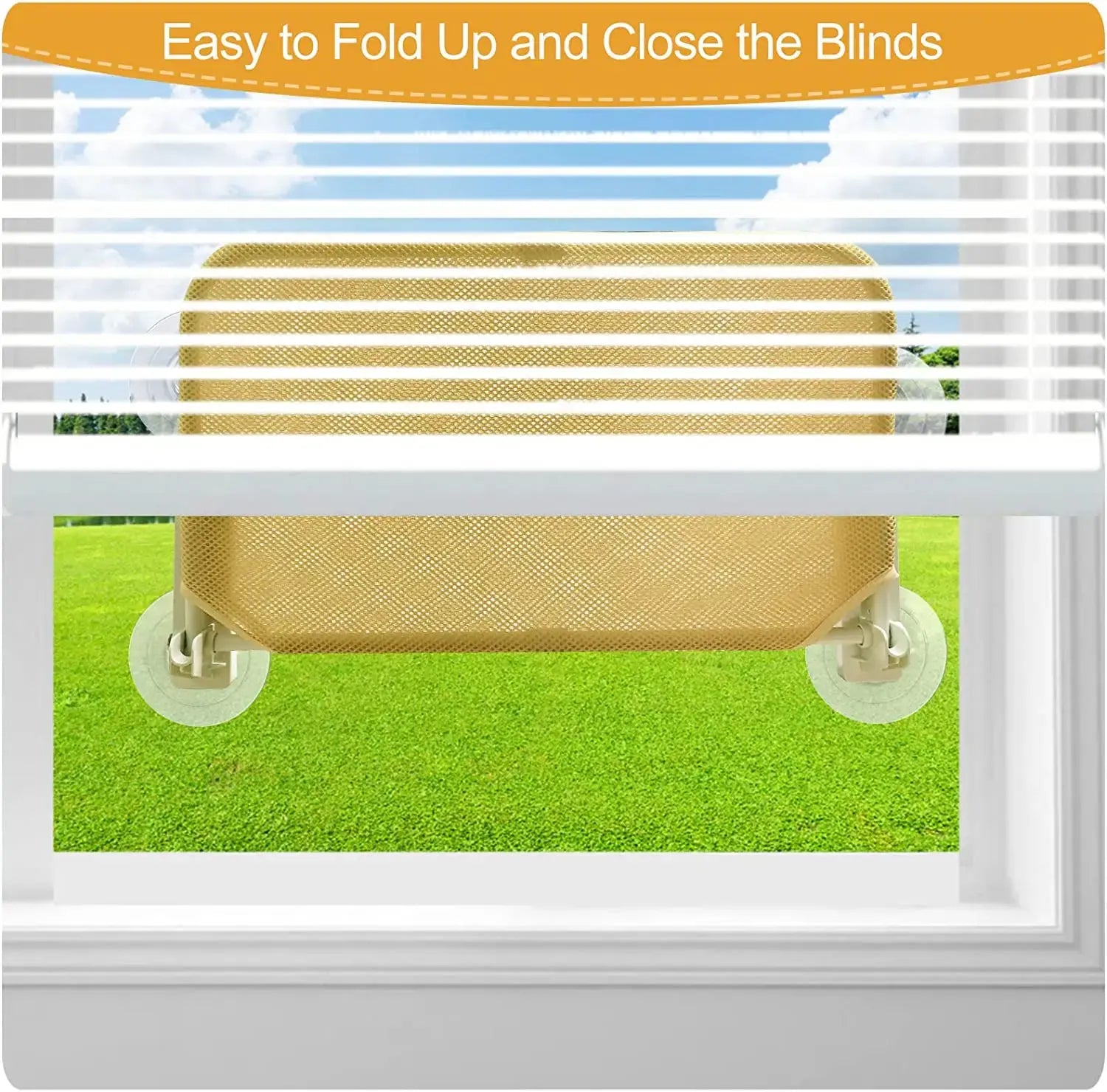 Foldable Cat Window Perch with Suction Cups